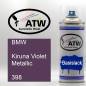 Preview: BMW, Kiruna Violet Metallic, 398: 400ml Sprühdose, von ATW Autoteile West.